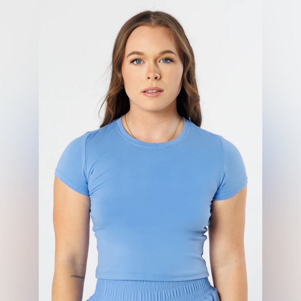 Paragon Fitwear Short Sleeve Mid Tee | Supercharged (sky blue)